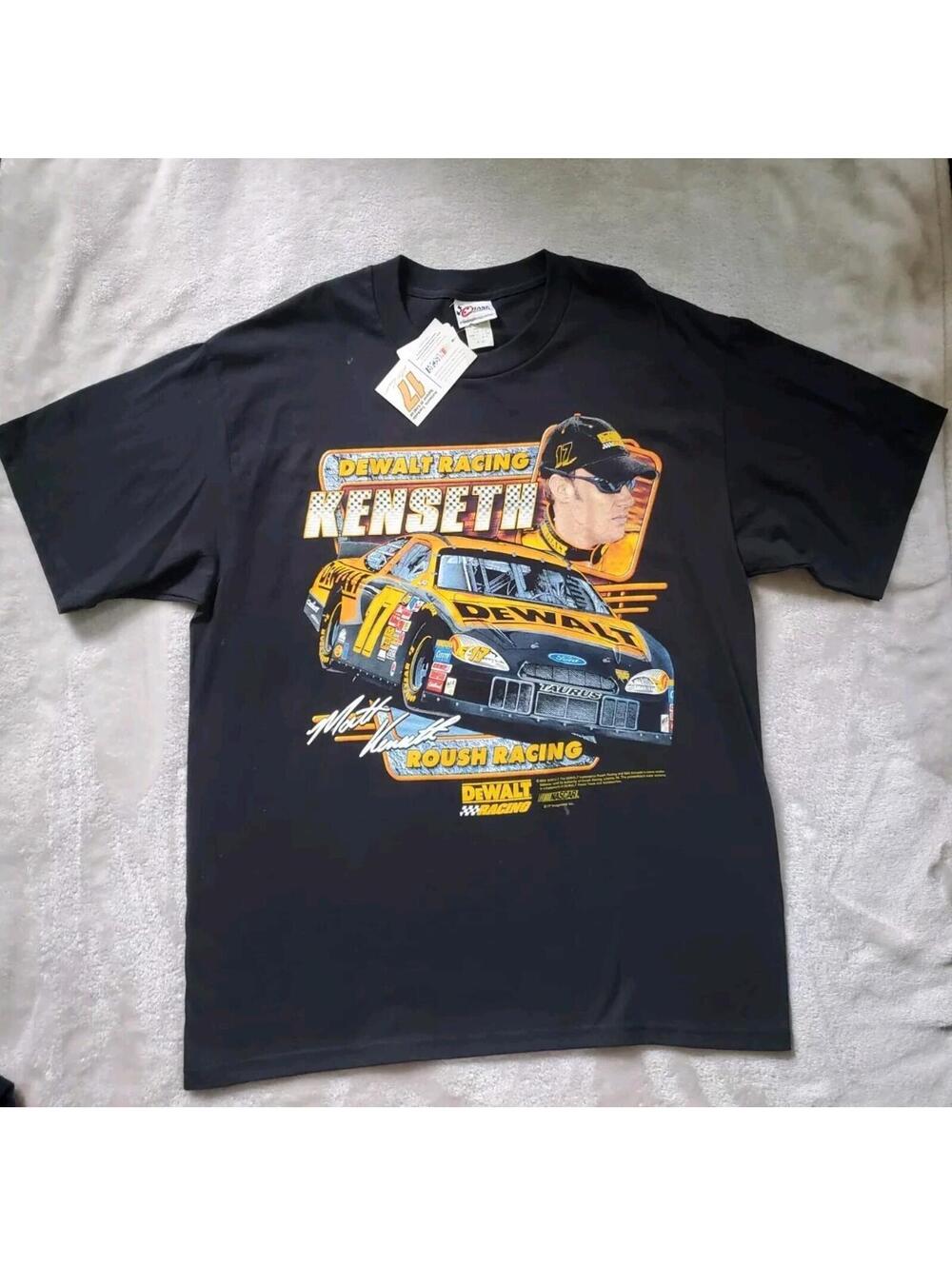 Vtg NASCAR NWT Shirt Large 2004 Dewalt Matt Kenseth